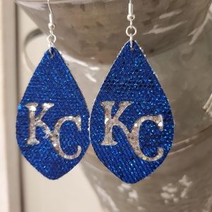 KC Royals earrings
